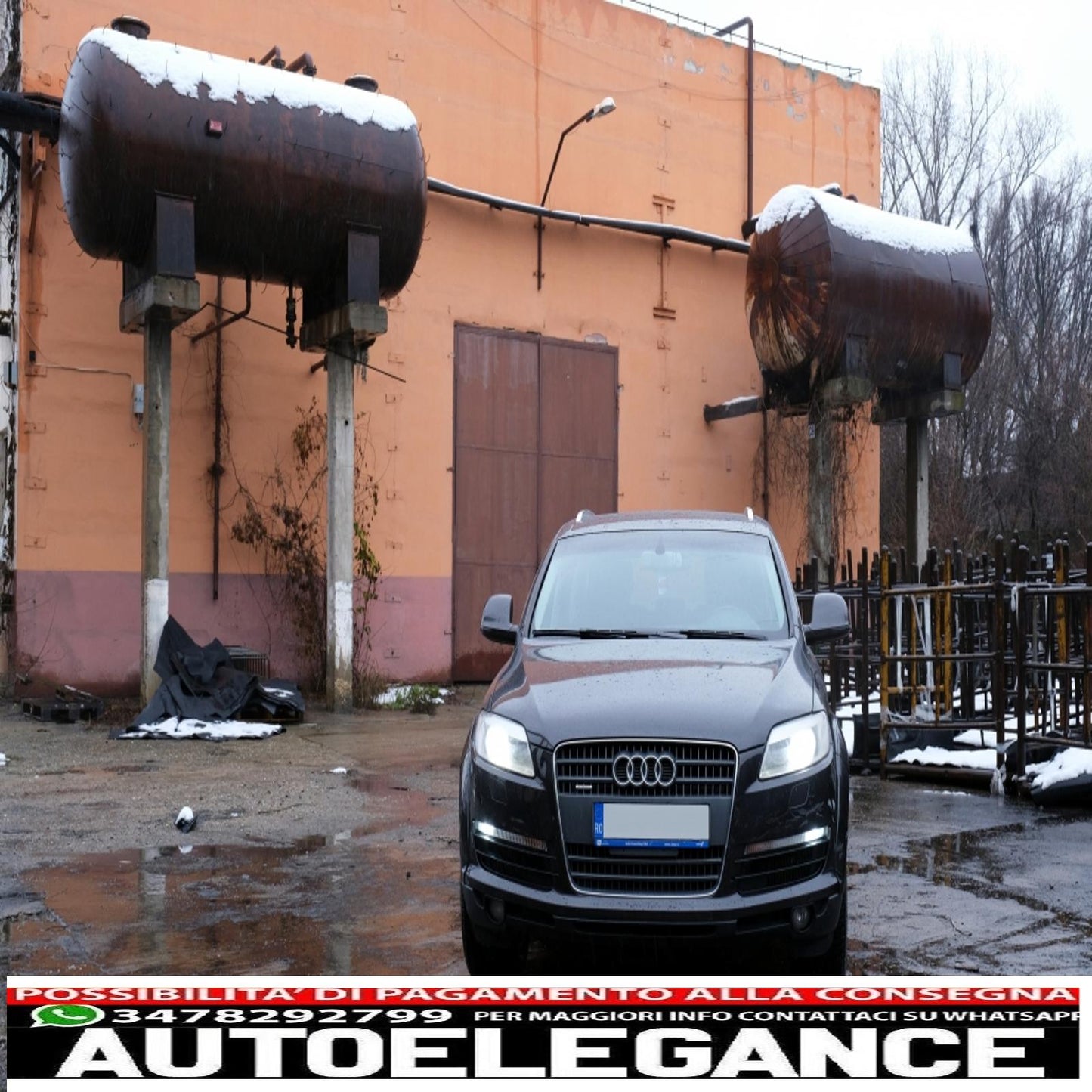 parafanghi passaruota adatti per audi q7 4l (2006-2010) pacchetto fuoristrada - strisce laterali