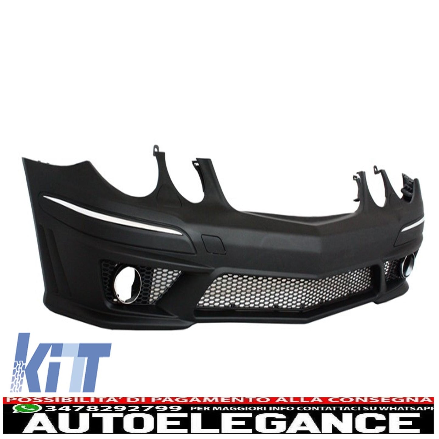 body kit + central grille suitable for mercedes-benz e-class w211 2002-2009 e63 a-design