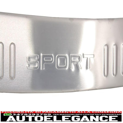 Rear Bumper Protector Sill Kick Plate Cover Aluminium Fit For Land Range Rover Sport L320 (2005-2013) Tailgate Boot Liner