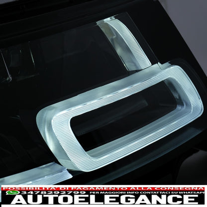 LED headlights suitable for Land Rover Range Sport L494 (2013-2017) with dynamic conversion of direction indicators to Matrix Look model from 2018 onwards 