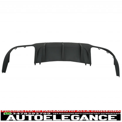 Punte del silenziatore del diffusore d'aria della mantovana del paraurti posteriore adatte per mercedes classe c w204 amg sport line (2012-2014) limousine
