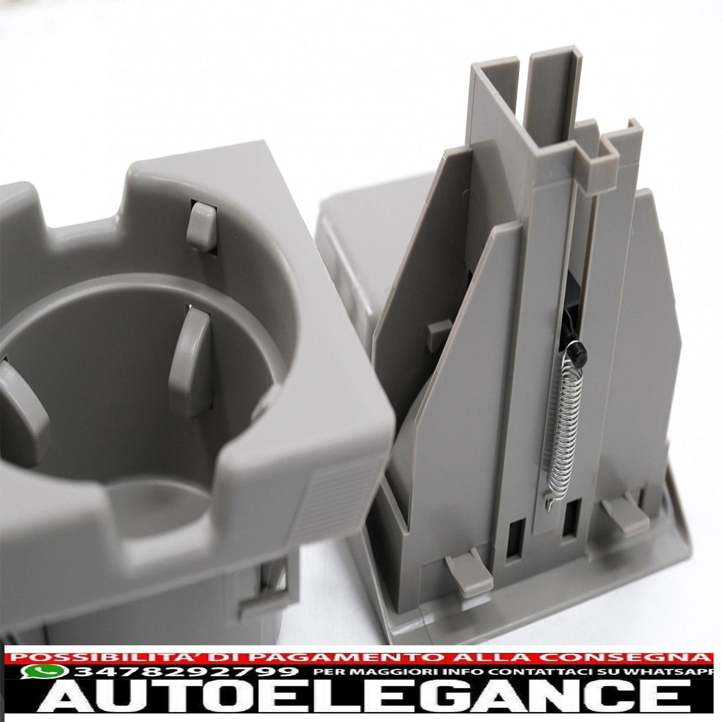 cup holder and coin holder suitable for bmw 3 series e46 (1998-2005) grey