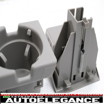 cup holder and coin holder suitable for bmw 3 series e46 (1998-2005) grey