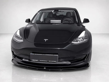 👉Splitter Anteriore V.2 adatto per Tesla Model 3 2017-2023 ABS Nero Lucido👈
