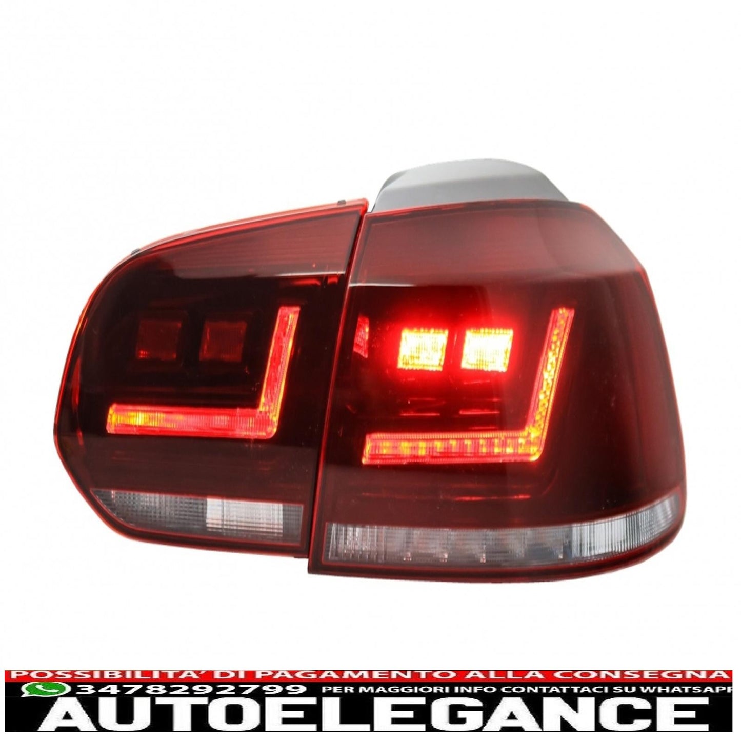 osram ledriving led rear light suitable for vw golf 6 vi (2008-2012) dynamic sequential turning light (left and right)