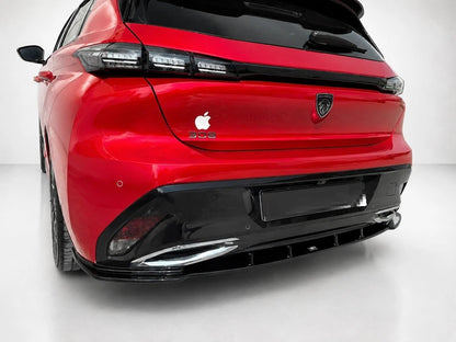 👉Splitter posteriore Peugeot 308 MK3 Hatchback 21- ABS nero lucido👈