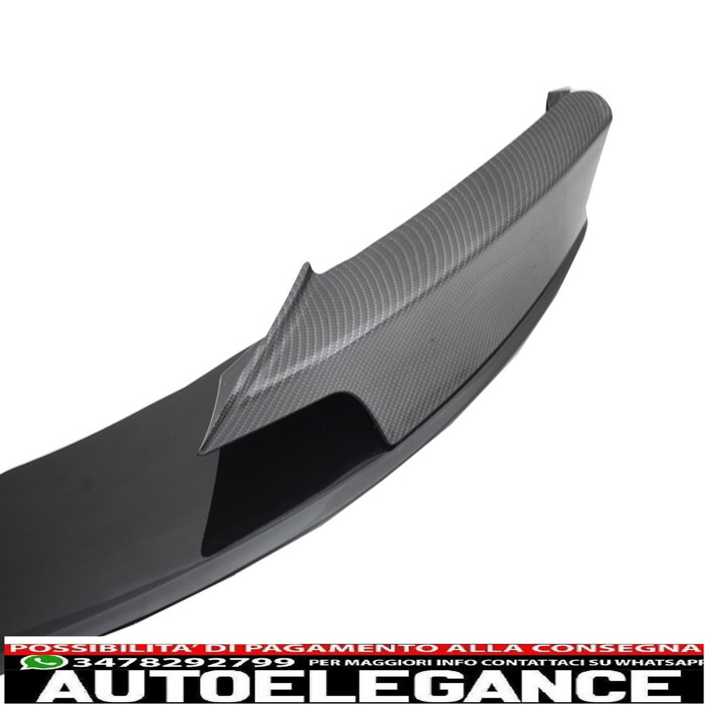 Front Bumper Spoiler Splitter Suitable for BMW 3 Series F30 F31 (2011-up) m-performance Carbon Film Covering 