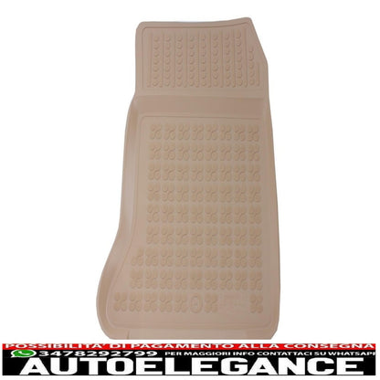 Beige rubber mat suitable for Mercedes A-Class W176 (2012-2018) Gla X156 (2013-)