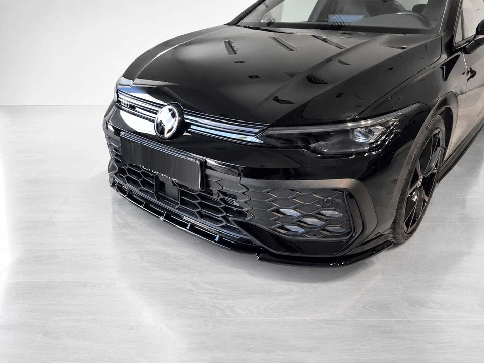 👉Splitter anteriore V.1 per VW Golf MK8 FL GTI/GTE/R-Line 24- ABS nero lucido👈