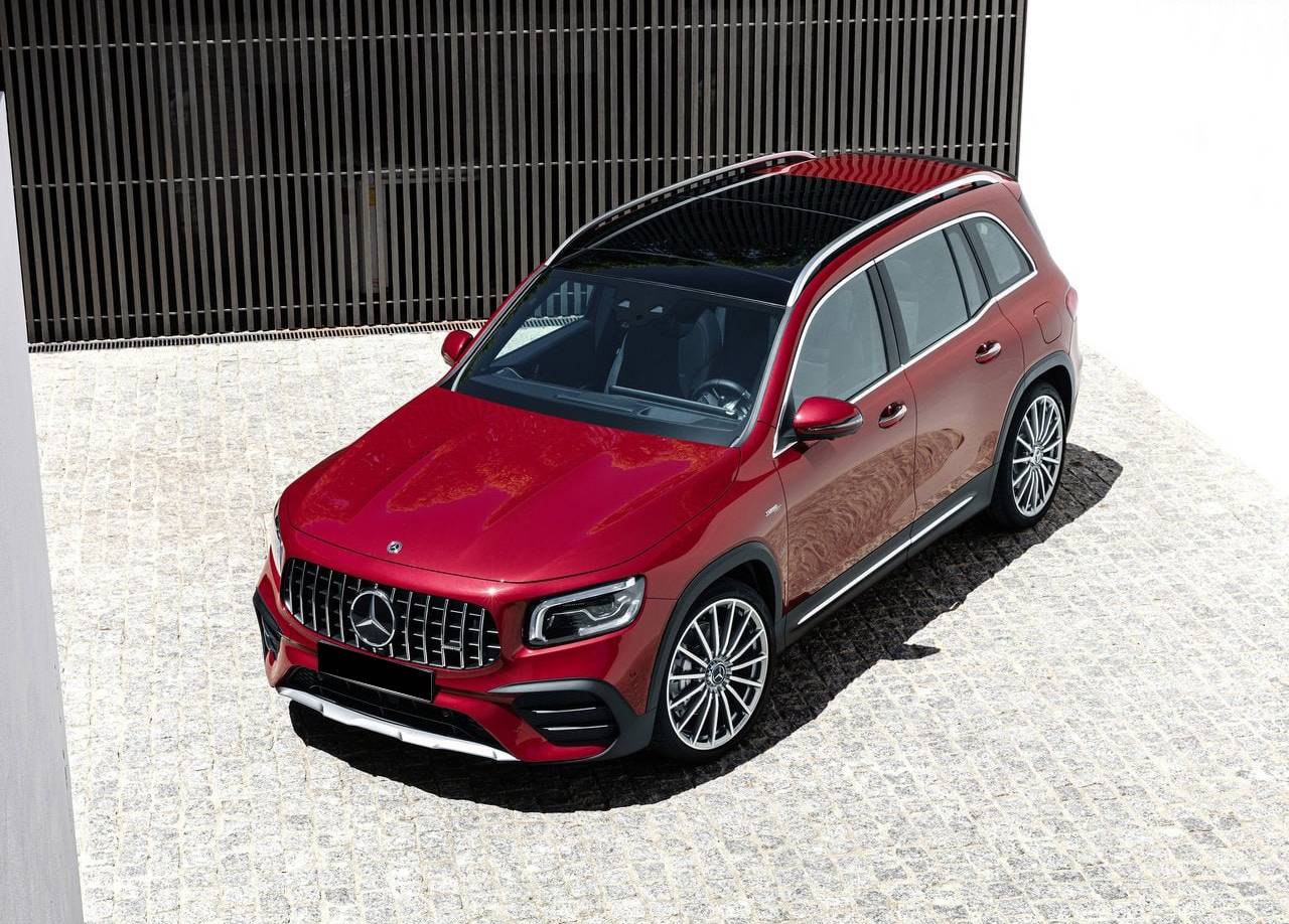 GRILLE SUITABLE FOR MERCEDES-BENZ GLB X247 AMG GT LOOK CHROME SPORTY DESIGN 
