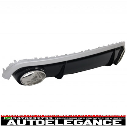 diffusore d'aria per paraurti e terminali di scarico con luci posteriori a LED adatti per audi a7 4g (2010-2014) design RS7