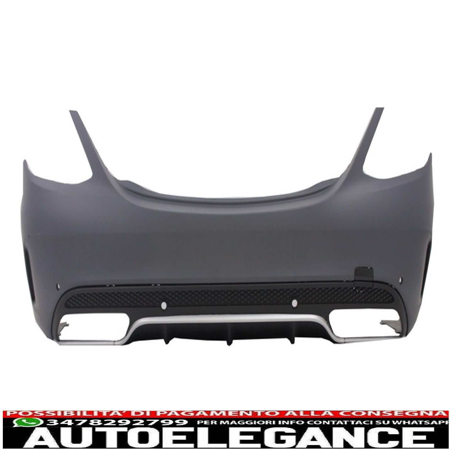 kit carrozzeria completo adatto per mercedes classe c w205 berlina (2014-2018) con griglia anteriore c63 a-design