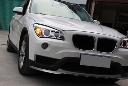 ANGEL EYES LED HEADLIGHTS BLACK SUITABLE FOR BMW X1 E84 SPORTY LOOK