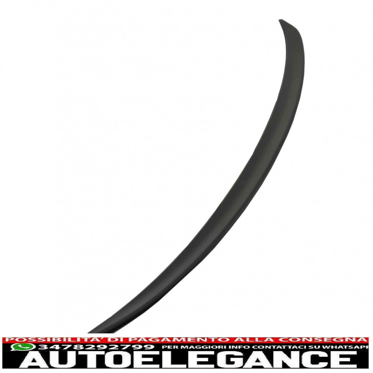 Trunk lid spoiler suitable for mercedes cla c117 w117 (2013-2018) matt black 