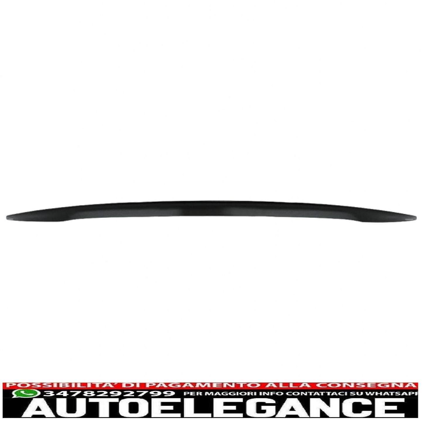 Trunk Spoiler with Mirror Caps Suitable for BMW X6 F16 (2015-2019) Sport Performance Design Piano Black 