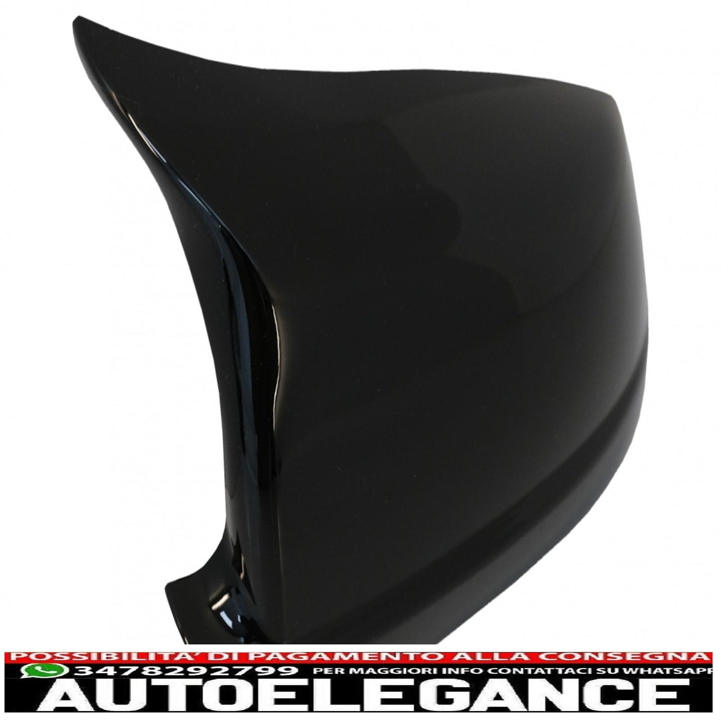 Calotte specchietti adatte per BMW Serie 5 F10 F11 F18 Non LCI (07.2010-2013) Piano Black M Design AUTOELEGANCERICAMBI