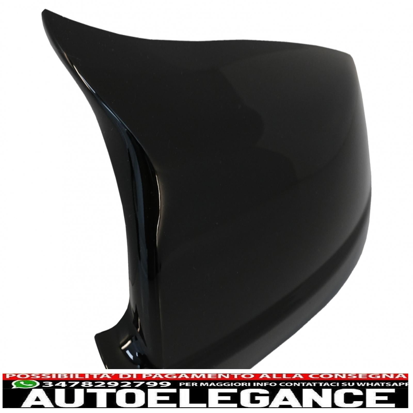 Calotte specchietti adatte per BMW Serie 5 F10 F11 F18 Non LCI (07.2010-2013) Piano Black M Design AUTOELEGANCERICAMBI