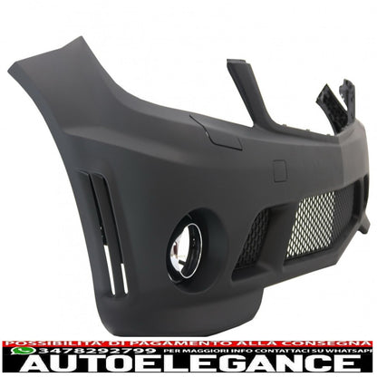 Paraurti anteriore adatto per mercedes classe c w204 (2007-2012) c63 a-design senza fendinebbia