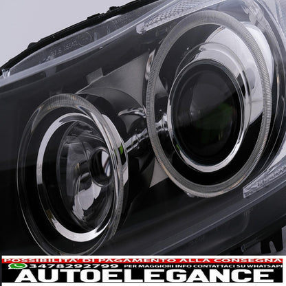 Xenon headlight angel eye right side suitable for bmw 3 series e90 sedan e91 touring (03.2005-2008) chrome 