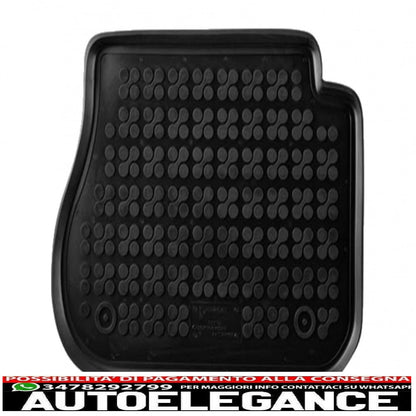 black rubber mat suitable for vw caddy (2003-) vw caddy maxi life (2007-)