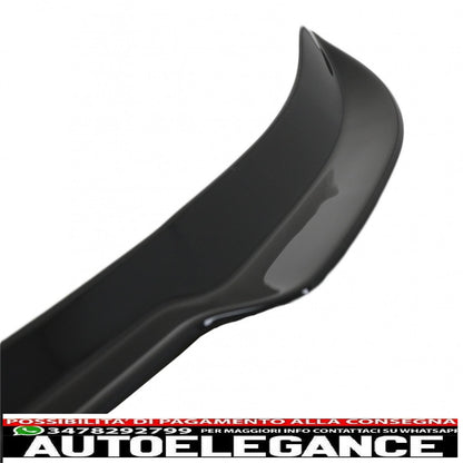 Roof Spoiler Cap Suitable for Ford Fiesta MK8 ST / ST-Line (2017-2021) Piano Black