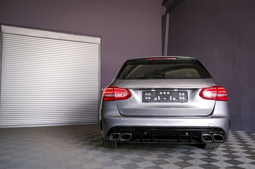 Paraurti posteriore Diffusore adatto per Mercedes Classe C W205 S205 (2014-2020)