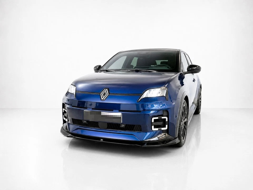 👉Splitter anteriore per Renault 5 E-Tech (2024-) in ABS nero lucido👈
