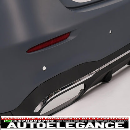 Rear bumper suitable for mercedes s class w223 v223 (2020-up) sport line design 