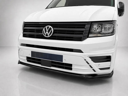 👉Splitter anteriore Volkswagen Crafter MK2 (2017-) / MAN TGE ABS nero lucido👈