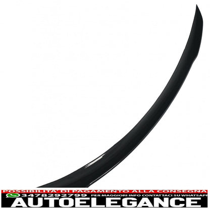Trunk Spoiler Suitable for Mercedes A-Class Sedan V177 (2018-up) A45 Piano Black Design 