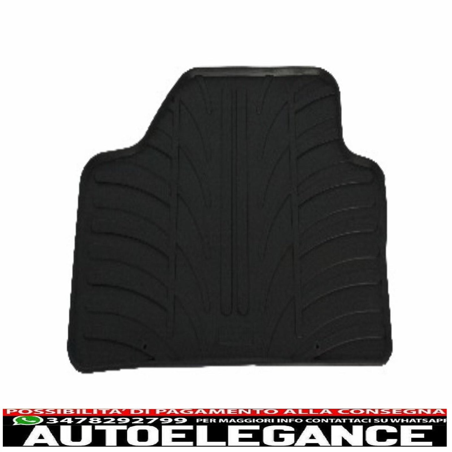 Rubber mats suitable for BMW X1 E84 (2009-2015) black