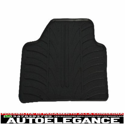 Rubber mats suitable for BMW X1 E84 (2009-2015) black