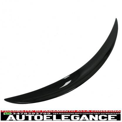 trunk spoiler suitable for bmw 2 series f22 f87 m2 coupe (2012-2019) piano black