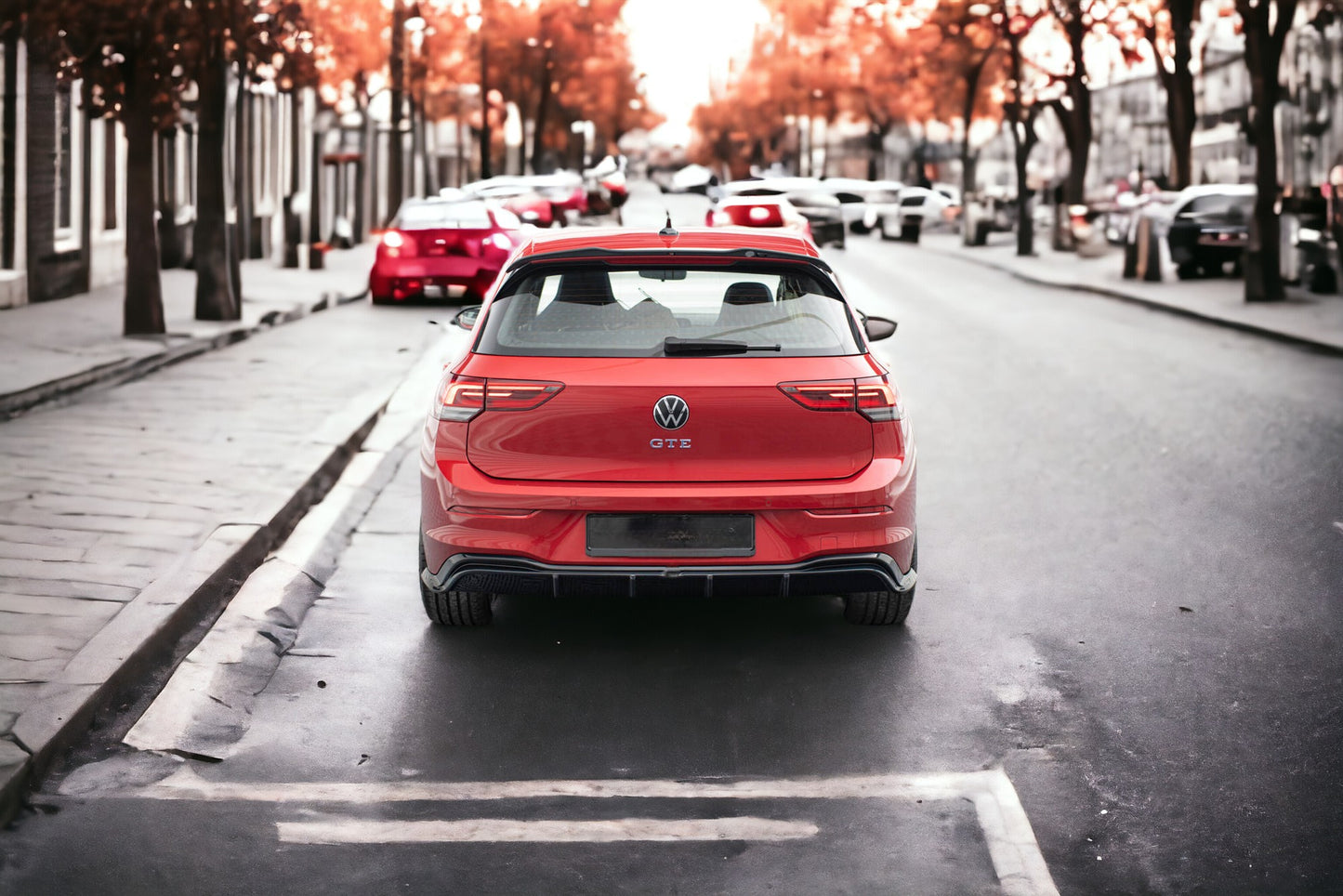DIFFUSORE ADATTO PER VOLKSWAGEN GOLF GTE MK8