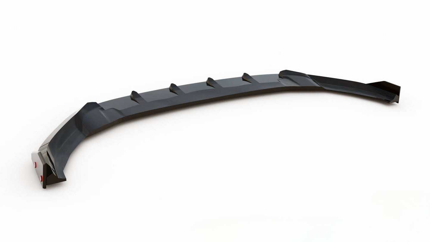 SPLITTER ANTERIORE V.5 + ADATTATORE FLAPS PER VOLKSWAGEN GOLF R MK7