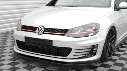 FRONT SPLITTER SUITABLE FOR V.3 VOLKSWAGEN GOLF GTI MK7 