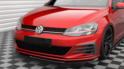 SPLITTER ANTERIORE V.3 ADATTO PER VOLKSWAGEN GOLF GTI MK7 FACELIFT