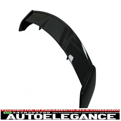 Trunk Lid Spoiler Fit For Mercedes A-Class W177 Hatchback Se (2018-up) A45 Design Piano Black