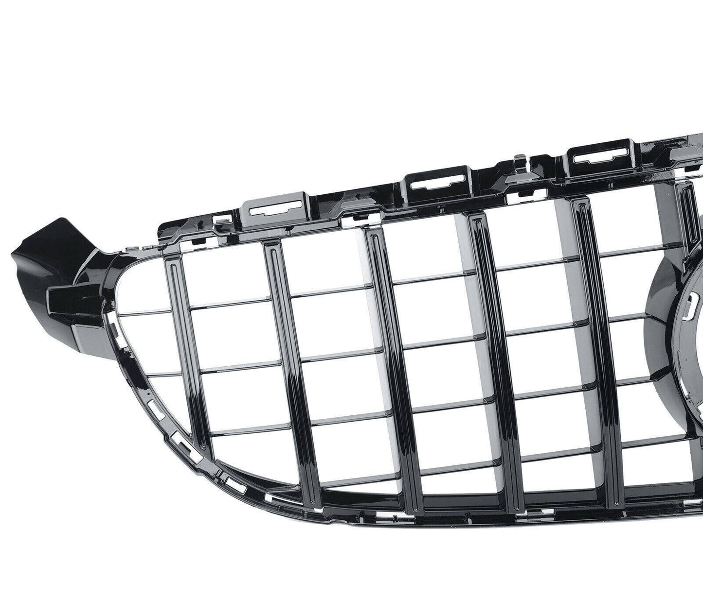 GRILLE SUITABLE FOR MERCEDES C CLASS W205 LIFT 2019-2021 SPORTY LOOK BLACK 