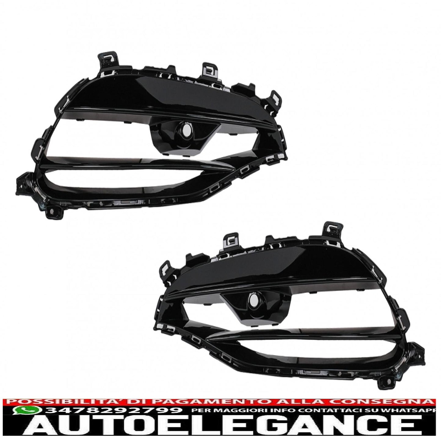 Cornici di copertura griglie laterali adatte per mercedes a class w176 (2012-2018) facelift a45 design AUTOELEGANCERICAMBI