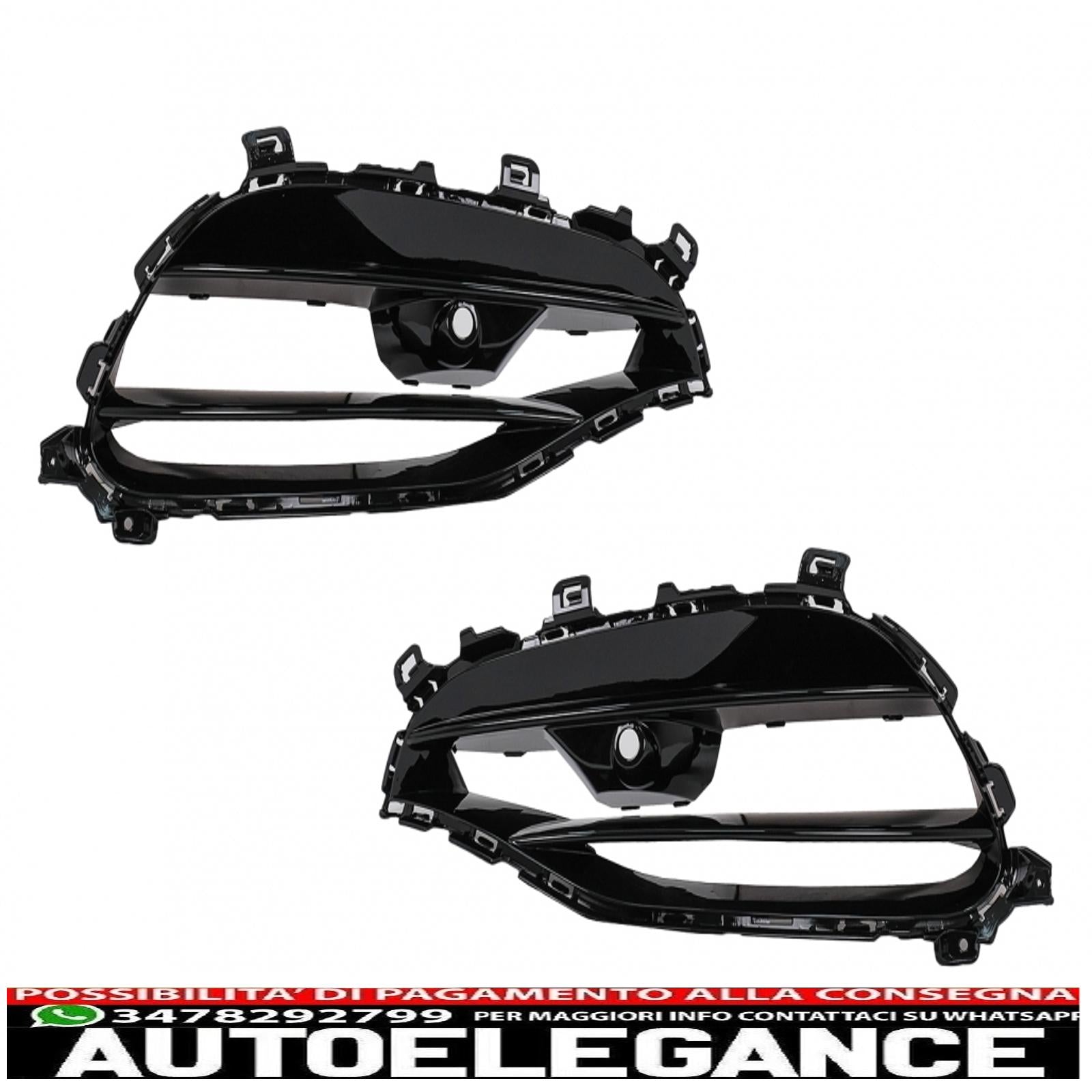 Cornici di copertura griglie laterali adatte per mercedes a class w176 (2012-2018) facelift a45 design AUTOELEGANCERICAMBI