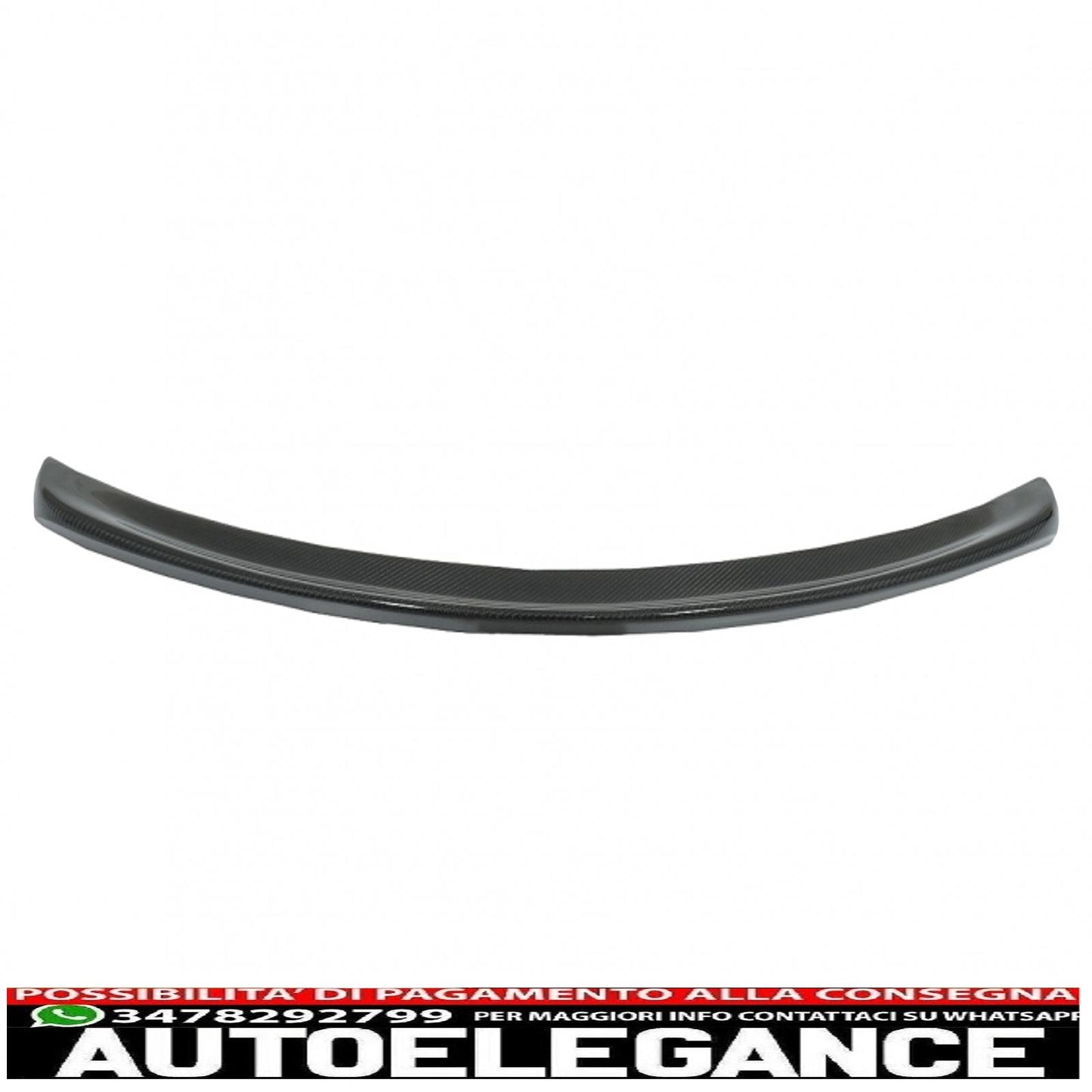 trunk spoiler suitable for tesla model s (2012-up) real carbon