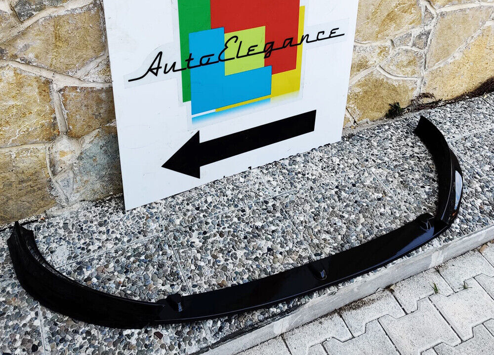 OPEL CORSA F 2019-2021 FRONT BUMPER SPLITTER IN BLACK ABS 3 PIECES