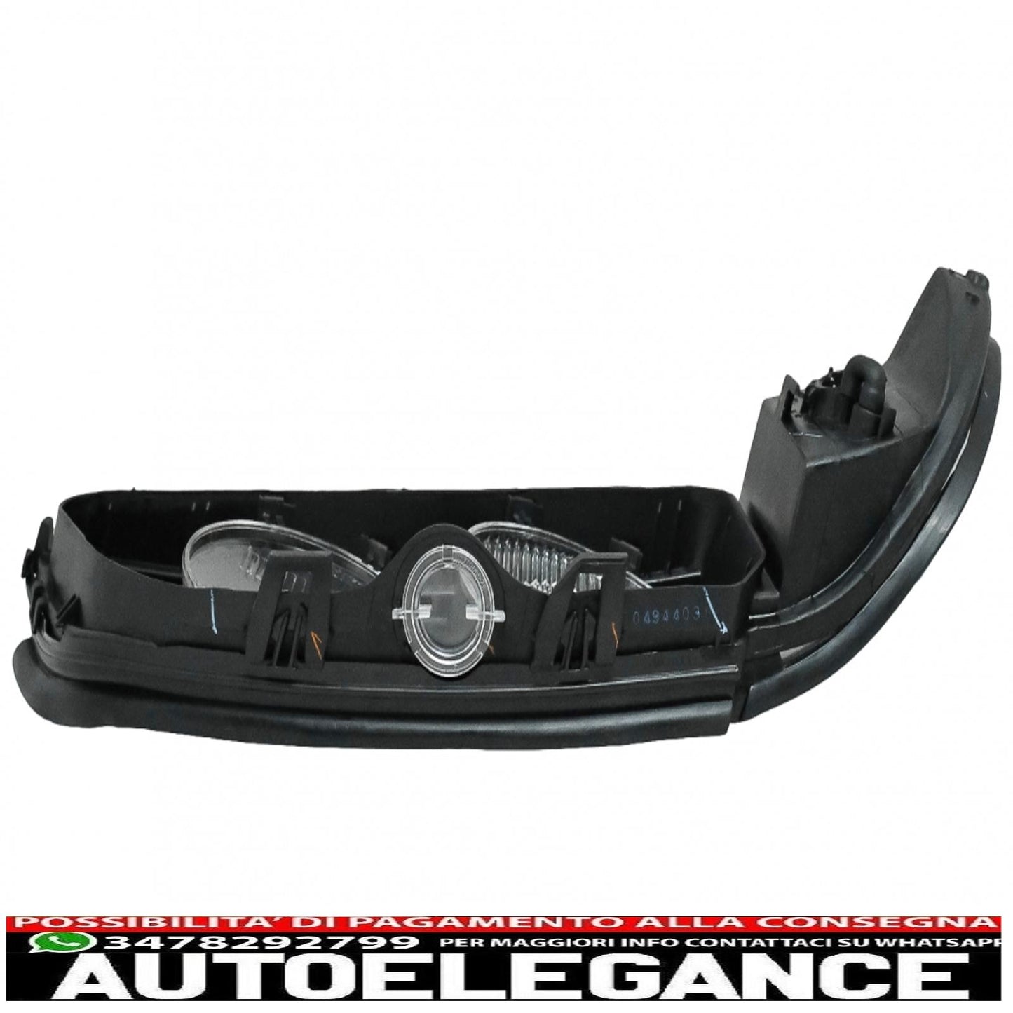 Smoke grey left front headlight lens suitable for bmw 5 series e39 (1995-2000) 