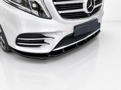 👉Splitter Anteriore Mercedes Classe V AMG-Line W447 14-24 Nero Lucido👈