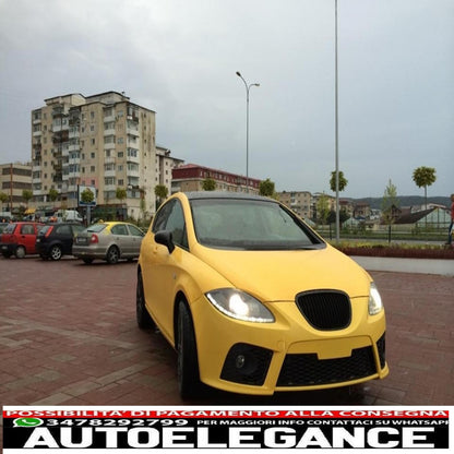 griglia anteriore centrale nero lucido adatta per Seat Toledo/Leon/Altea (2004-2009) design Cupra