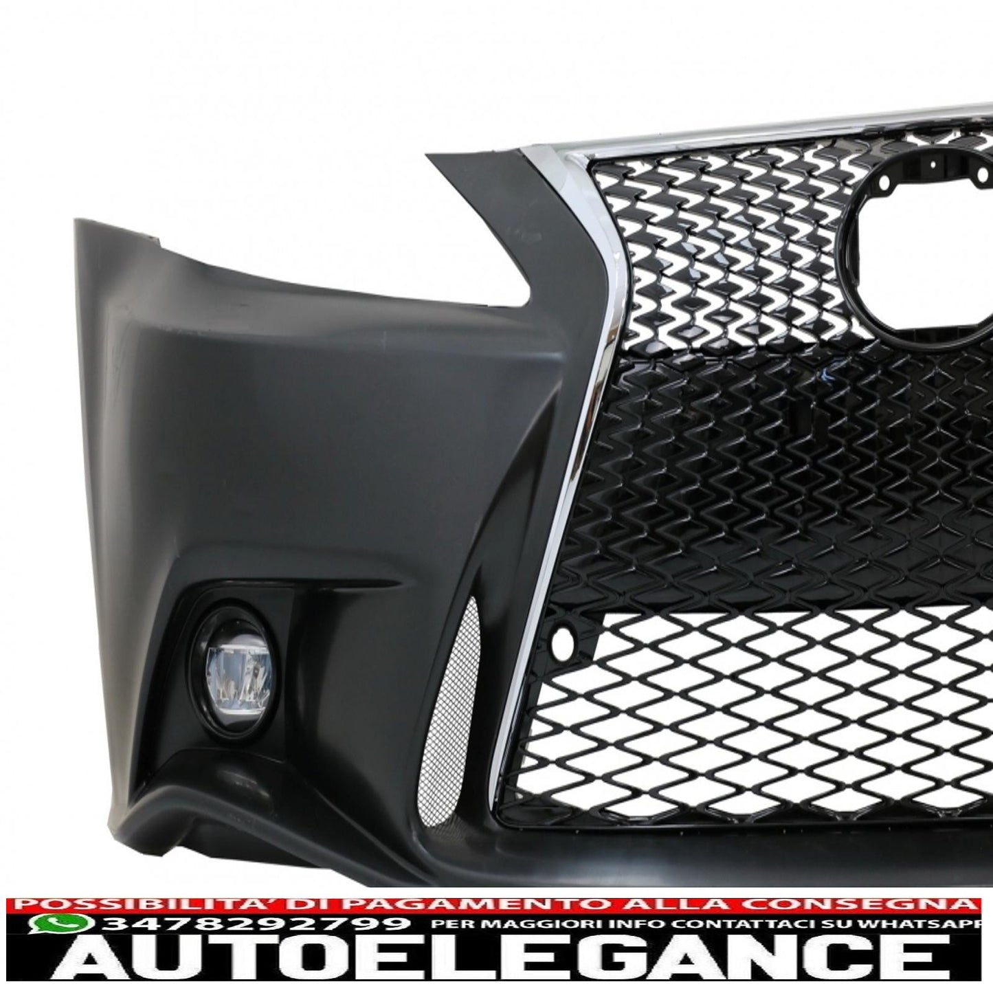 paraurti anteriore con spoiler inferiore adatto per lexus is xe20 (2006-2013) is f sport facelift xe30 dal 2014 in poi design e fari drl a led indicatori di direzione dinamici