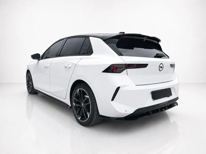 👉Splitter posteriore per Vauxhall /Opel Astra L Hatchback 21- ABS nero lucido👈