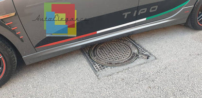 SKIRTS SUITABLE FOR FIAT TIPO HB SW SEDAN 2015+ RAW LOOK SPORT DESIGN 