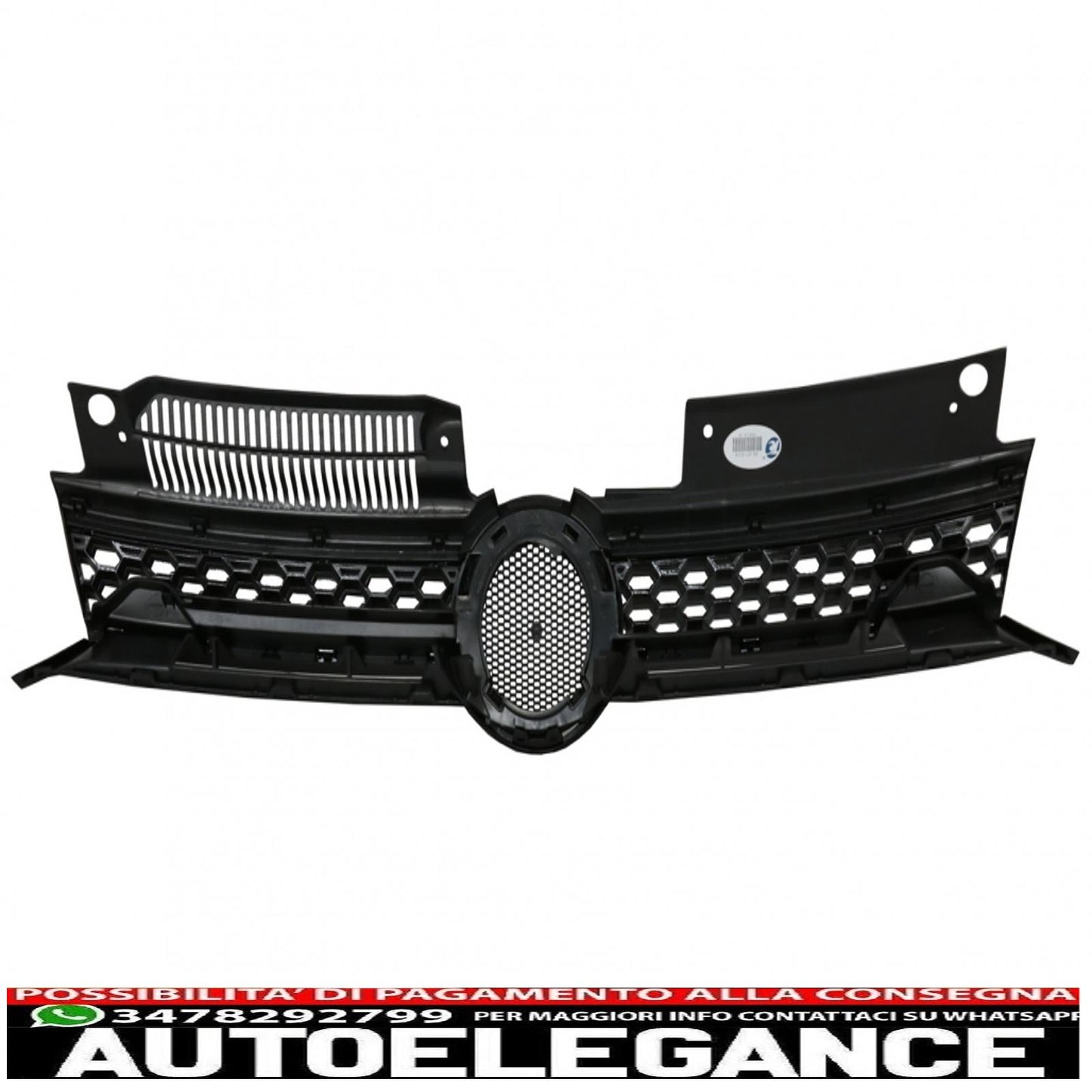 griglia centrale griglia anteriore adatta per vw golf 6 vi (2008-2012) design gtd